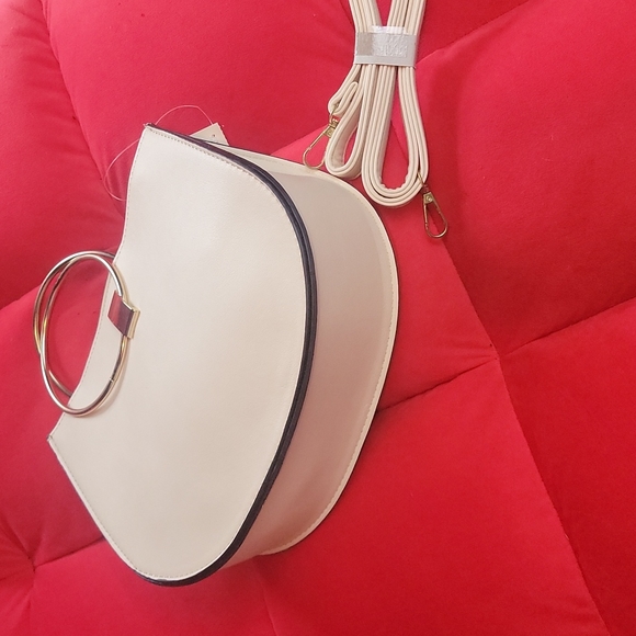 Double metal handle purse - Picture 4 of 5